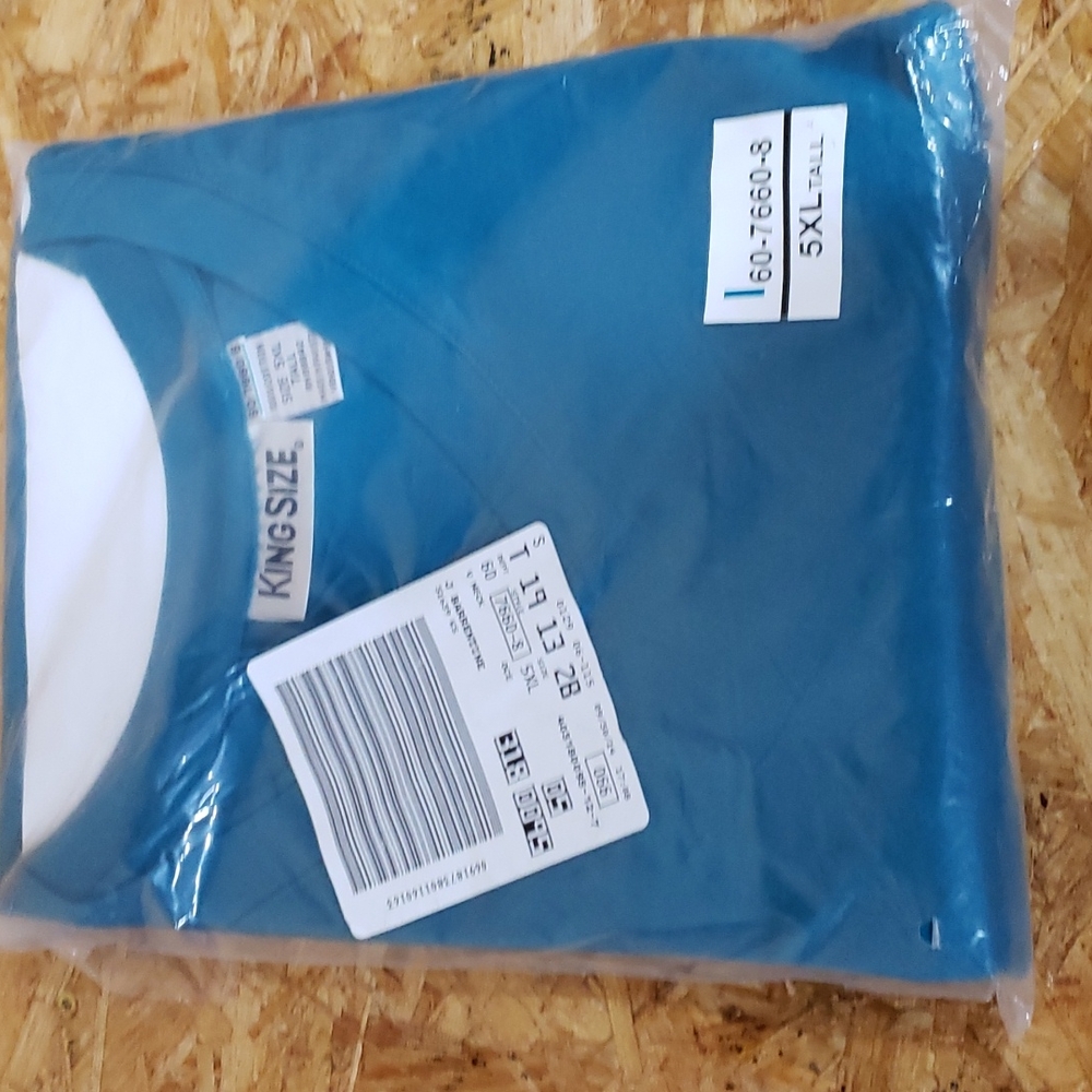 King Size 5XLT V-Neck Tee
